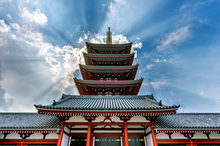 Senso-ji temple in Asakusa, Tokyo, Japan