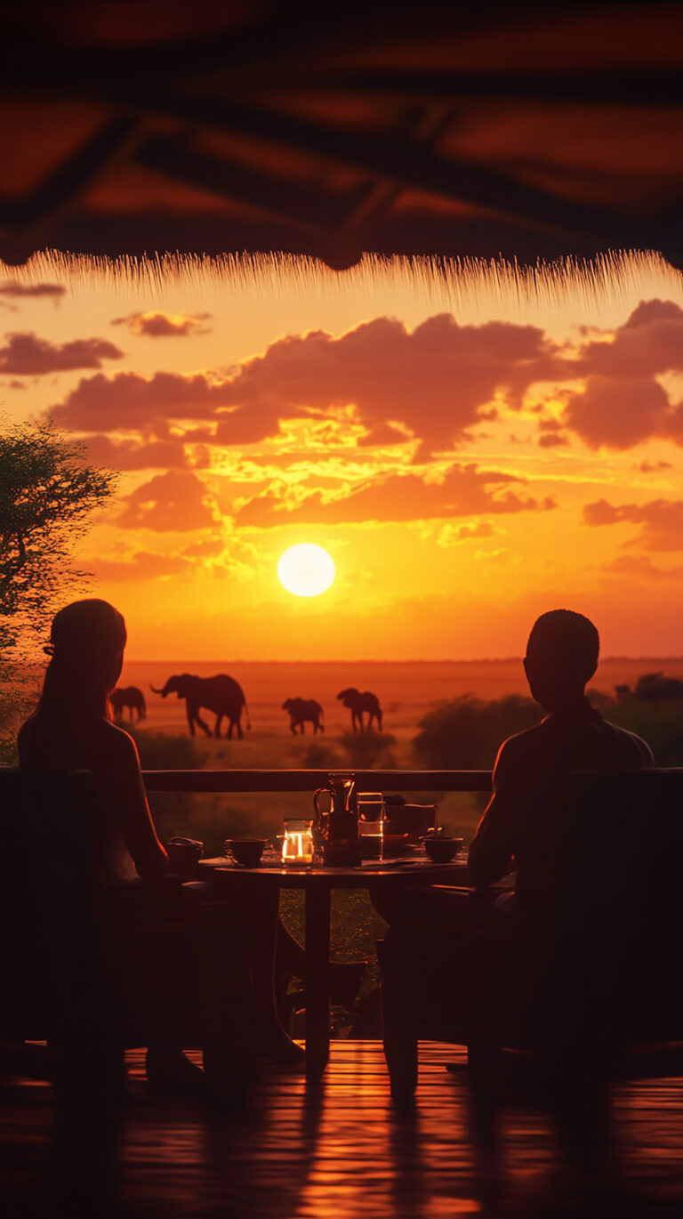 luxury-safari-lodge-sunset-kenya